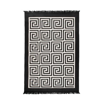 Covor reversibil framed, 120 x 180 cm, bej-negru