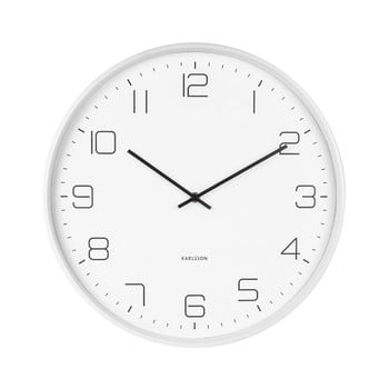Ceas de perete karlsson lofty, ø 40 cm, alb
