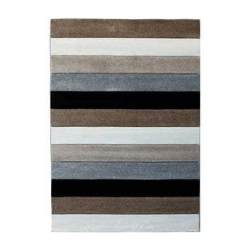 Covor tomasucci lines, 160 x 230 cm, gri maro