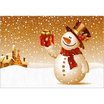 Covor Vitaus Christmas Period Snowman, 50 x 80 cm