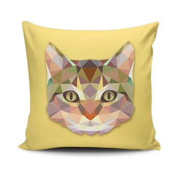 Față de pernă cu adaos de bumbac cushion love cat, 45 x 45 cm