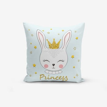 Față de pernă cu amestec din bumbac minimalist cushion covers princess rabbit, 45 x 45 cm