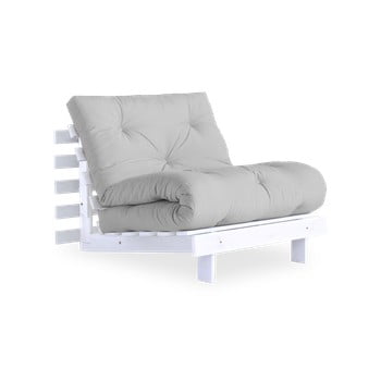 Fotoliu extensibil karup design roots white/light grey