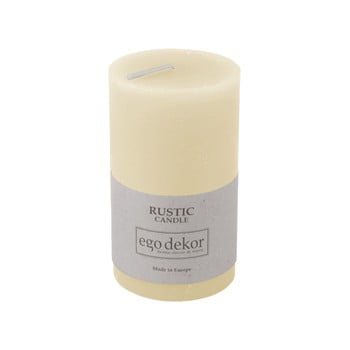 Lumânare baltic candles rustic, înălțime 10 cm, crem