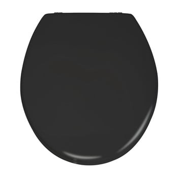 Capac wc din lemn wenko prima, 41 x 38 cm, negru mat