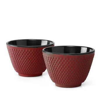 Set 2 căni fontă bredemeijer xilin, ⌀ 7,8 cm, roșu