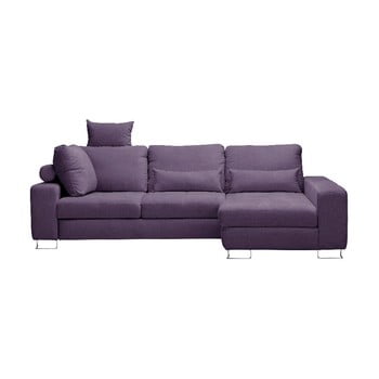 Canapea colţar windsor & co sofas alpha, partea dreaptă, lavandă