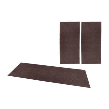 Set 3 covoare hanse home pure, gri antracit