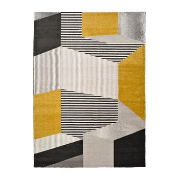 Covor universal elle, 160 x 230 cm, galben-gri