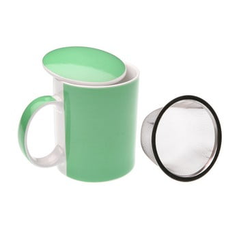 Cană cu sită versa green tea mug, verde