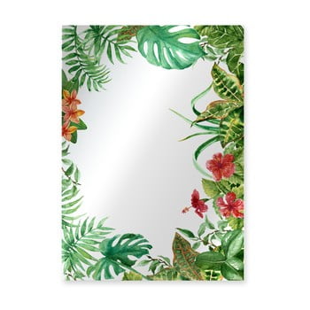 Oglindă Surdic Espejo Decorado Tropical Monstera Frame, 50 x 70 cm