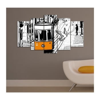 Tablou din mai multe piese insigne lasmitto, 102 x 60 cm