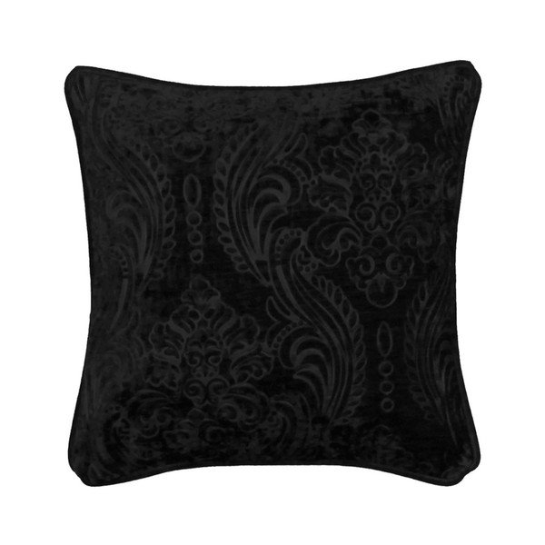 Černý polštář Kate Louise Exclusive Ranejo, 45 x 45 cm
