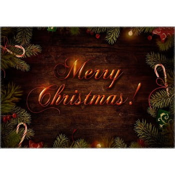 Covor Vitaus Christmas Period Glowing Sign, 50 x 80 cm