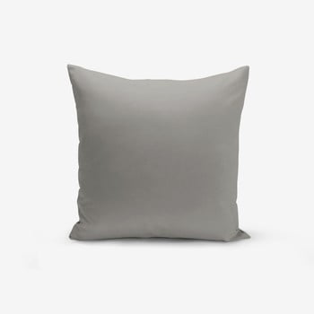 Față de pernă minimalist cushion covers düz, 45 x 45 cm, gri