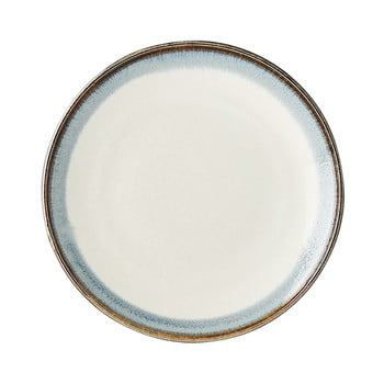 Farfurie din ceramică mij aurora, ø 25 cm, alb
