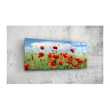 Tablou din sticlă insigne saskia, 92 x 36 cm