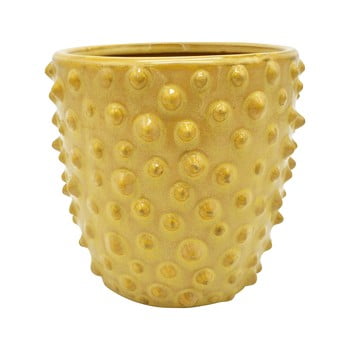 Ghiveci din ceramică PT LIVING Spotted, ø 14 cm, galben