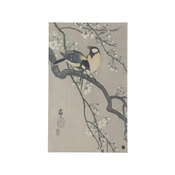 Poster realizat manual din hârtie bepurehome blossom, 35 x 25 cm