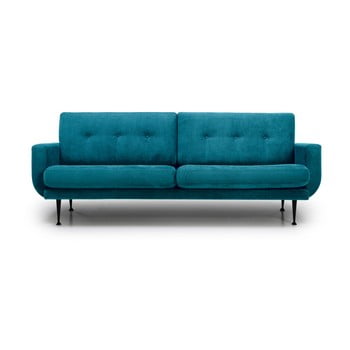 Canapea cu 3 locuri softnord fly, verde petrol