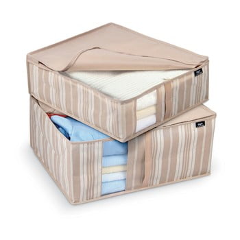 Set 2 huse depozitare domopak stripes