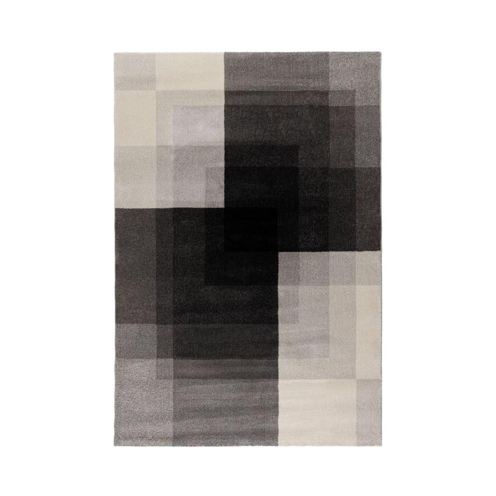 Šedo-černý koberec Flair Rugs Plaza, 120 x 170 cm