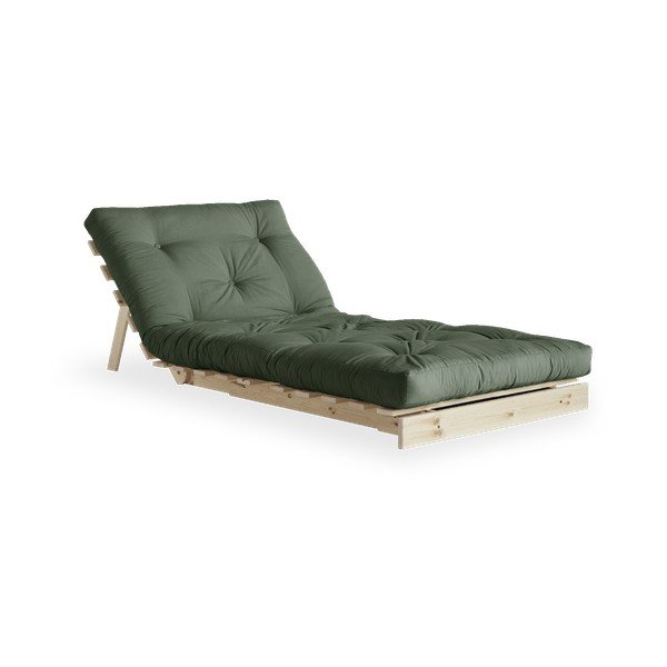 Variabilní křeslo Karup Design Roots Raw/Olive Green