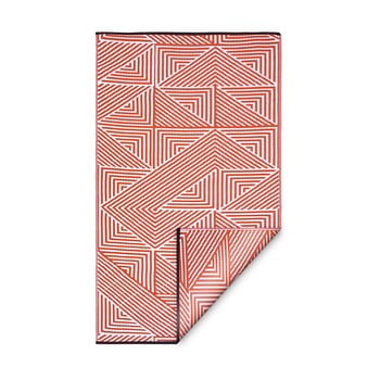 Covor cu 2 fețe adecvat pentru exterior fab hab tokyo burnt orange, 120 x 180 cm, portocaliu