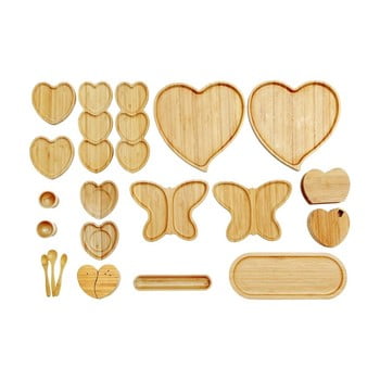 Set pentru servit din bambus bambum breakfast serving set