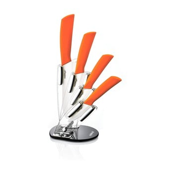 Set 5 cuțite din ceramică cu suport ypatios