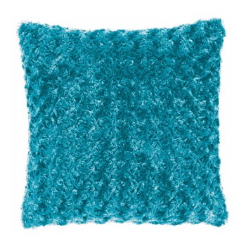 Față de pernă tiseco home studio curl, 45 x 45 cm, albastru turcoaz