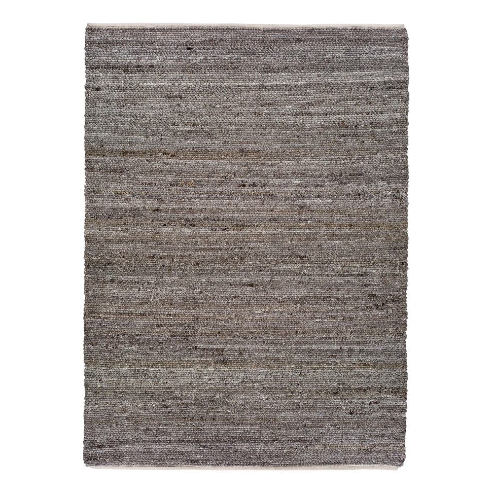 Hnědý koberec z recyklovaného plastu Universal Cinder, 60 x 110 cm