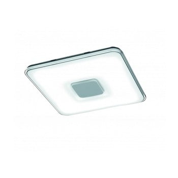 Plafonieră led cu telecomandă trio kyoto, 52,5 x 52,5 cm, alb