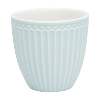Ceașcă din gresie ceramică green gate alice, 0,1 l, albastru deschis