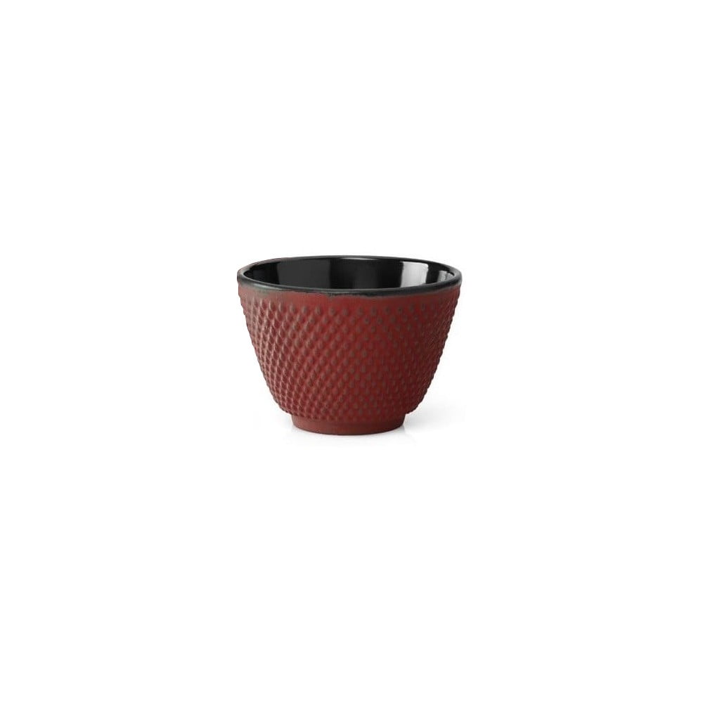Sada 2 červených litinových hrnečků na čaj Bredemeijer Xilin, ⌀ 7,8 cm
