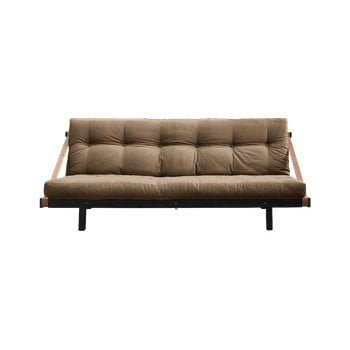 Canapea extensibilă karup design jump black/mocca, maro