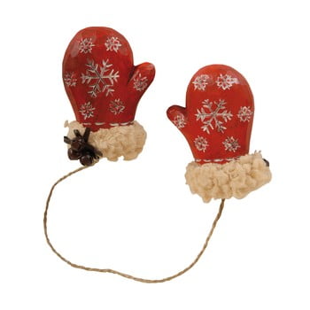 Decorațiune crăciun antic line red mitten