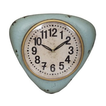 Ceas albastru de perete antic line blue vintage