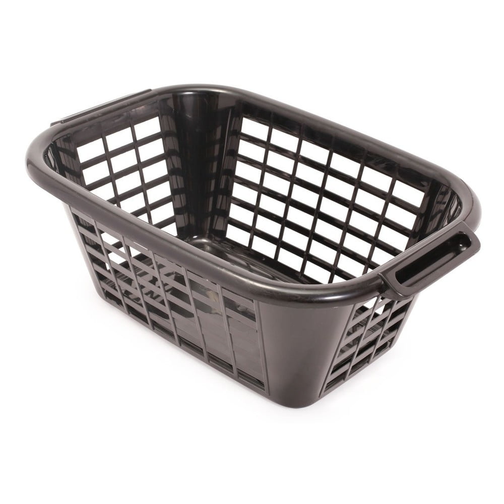 Černý koš na prádlo Addis Rect Laundry Basket, 40 l