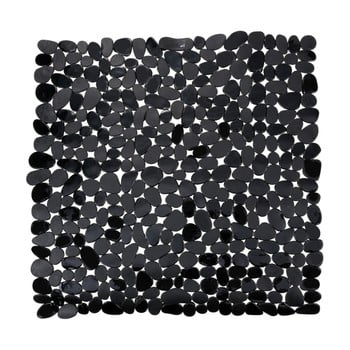 Covor baie anti-alunecare wenko drop, 54 x 54 cm, negru