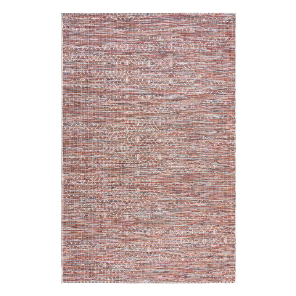 Červeno-béžový venkovní koberec Flair Rugs Sunset, 200 x 290 cm