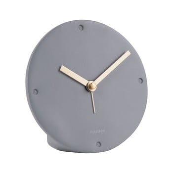 Ceas cu alarmă Karlsson Mantel, gri, ø 12 cm