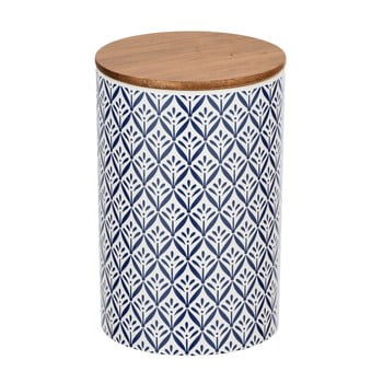 Cutie depozitare din ceramică cu capac din bambus wenko lorca, 1,45 l