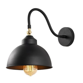 Aplică metalică opviq lights fotini, negru