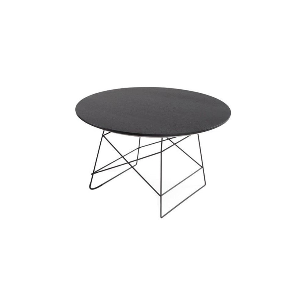 Černý konferenční stolek Innovation Grids Medium, ø 45 cm