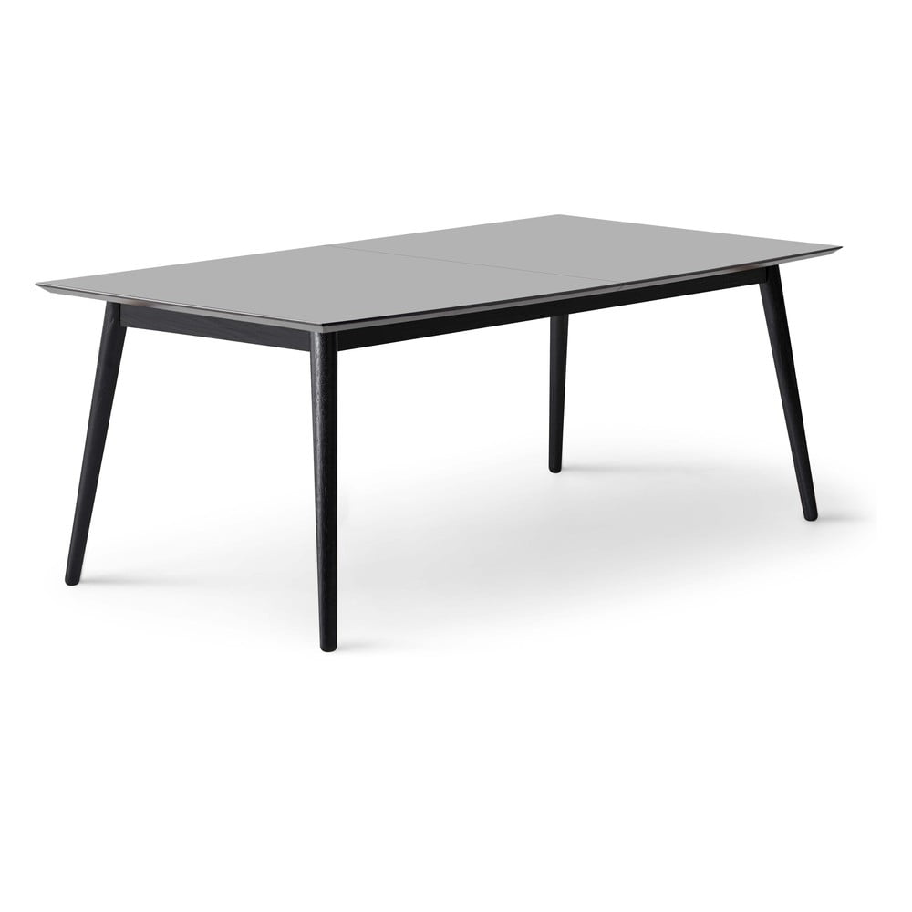 Černo-antracitový rozkládací jídelní stůl 100x210 cm Meza – Hammel Furniture
