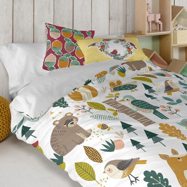 Bavlněný oboustranný povlak na polštář Moshi Moshi Harvestwood, 50 x 30 cm