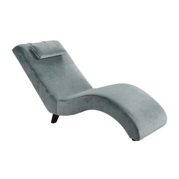 Șezlong max winzer norris velvet, gri