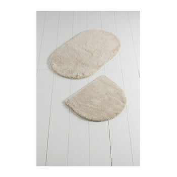 Set 2 covoare de baie colors of oval, alb