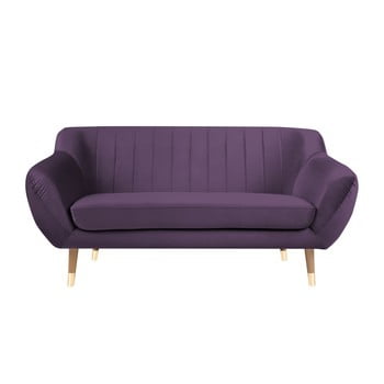 Canapea cu 2 locuri Mazzini Sofas Benito, violet